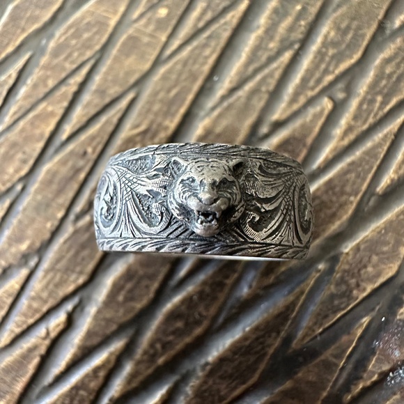 Gucci Feline Gato sterling silver ring - Picture 1 of 10
